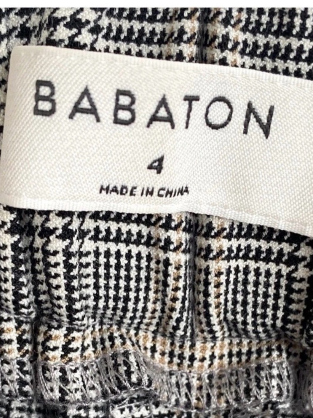 4 for $25- Aritzia Babaton Conan Pants Grey Brown Straight Leg Trousers - Picture 4 of 10